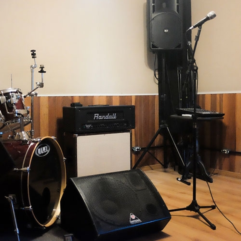 Estúdio para Ensaio de Música Bixiga - Sala Acústica para Ensaio